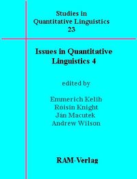 Buch Cover Studies in Quantitative Linguistics 23