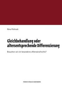 Buch Cover Gleichbehandlung oder altersentsprechende Differenzierung
