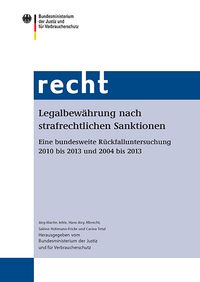 Buch Cover Legalbewährung nach strafrechtlichen Sanktionen