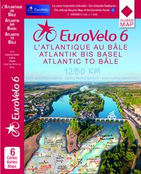 Buch Cover EuroVelo 6 (Atlantic - Basel) 1:100 000