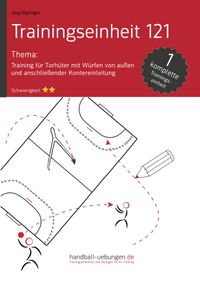 Buch Cover Training für Torhüter mit Würfen von außen und anschließender Kontereinleitung (TE 121)