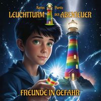 Buch Cover Leuchtturm der Abenteuer Freunde in Gefahr - Spannendes und lustiges Hörbuch für Kinder ab 8-10 Jahren für Jungen und Mädchen