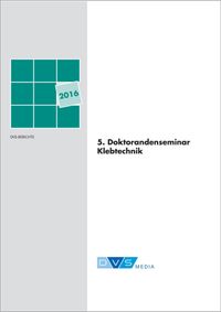 Buch Cover 5. Doktorantenseminar Klebtechnik