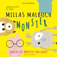 Buch Cover MILLAS MONSTER MALBUCH - Erwecke die Monster zum Leben!