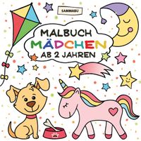 Buch Cover Malbuch Mädchen ab 2 Jahren