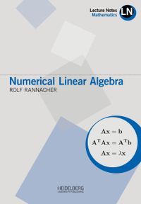 Buch Cover Numerical Linear Algebra