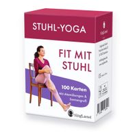 Buch Cover Trainingskarten Stuhl-Yoga