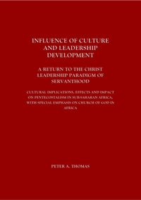 Buch Cover Influence of Culture and Leadership Development