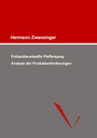 Buch Cover Polizeidienstwaffe Pfefferspray
