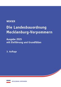 Buch Cover Landesbauordnung Mecklenburg-Vorpommern