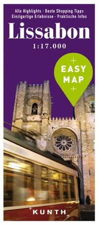 Buch Cover KUNTH EASY MAP Lissabon 1:17.000