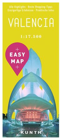 Buch Cover KUNTH EASY MAP Valencia 1:17.500