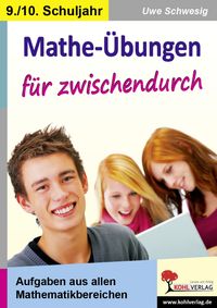 Buch Cover Mathe-Übungen für zwischendurch / Klasse 9-10