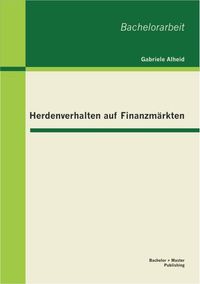 Buch Cover Herdenverhalten auf Finanzmärkten