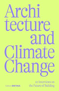 Buch Cover Architecture and Climate Change