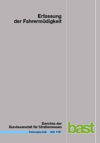 Buch Cover Erfassung der Fahrermüdung