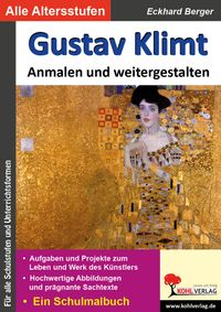 Buch Cover Gustav Klimt anmalen und weitergestalten