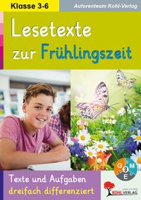 Buch Cover Lesetexte zur FRÜHLINGSZEIT