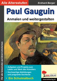 Buch Cover Paul Gauguin anmalen und weitergestalten