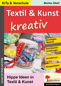 Buch Cover Textil und Kunst kreativ