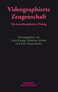 Buch Cover Videographierte Zeugenschaft
