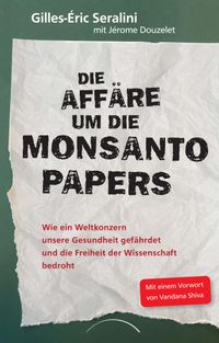 Buch Cover Die Affäre um die Monsanto Papers