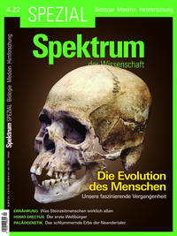 Buch Cover Spektrum Spezial - Die Evolution des Menschen