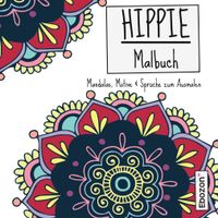 Buch Cover Hippie Malbuch