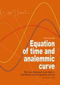 Buch Cover Equation of time and analemmic curve