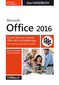 Buch Cover Microsoft Office 2016 - Das Handbuch