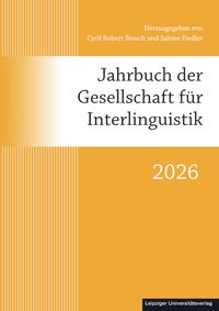Buch Cover Jahrbuch der Gesellschaft für Interlinguistik