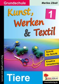 Buch Cover Kunst, Werken und Textil