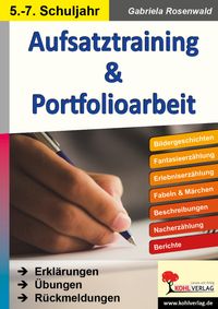 Buch Cover Aufsatztraining und Portfolioarbeit