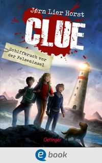 Buch Cover CLUE 1. Schiffbruch vor der Felseninsel