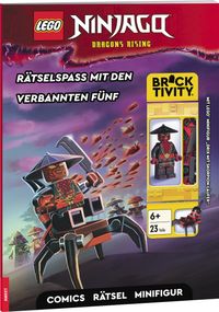 Buch Cover LEGO® Ninjago - Rätselspaß mit den Verbannten Fünf