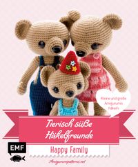 Buch Cover Tierisch süße Häkelfreunde Happy Family