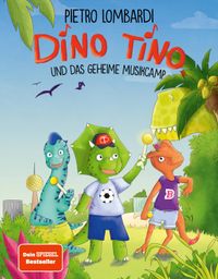 Buch Cover Dino Tino und das geheime Musikcamp