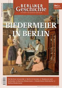 Buch Cover Berliner Geschichte - Zeitschrift für Geschichte und Kultur