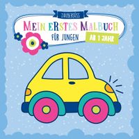 Buch Cover Mein erstes Malbuch ab 1 Jahr für Jungen
