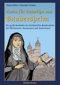 Buch Cover Rosen für Roswitha von Gandersheim