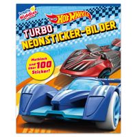 Buch Cover Turbo-Hot Wheels-Neonsticker-Bilder