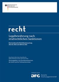 Buch Cover Legalbewährung nach strafrechtlichen Sanktionen