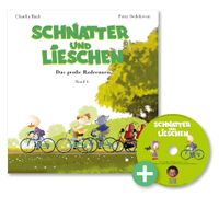 Buch Cover Schnatter and Lieschen - Das große Radrennen (Inkl. CD)