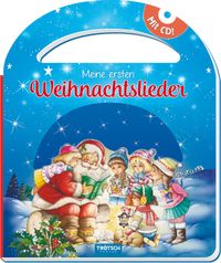 Buch Cover Trötsch Pappenbuch mit Henkel und CD Meine ersten Weihnachtslieder