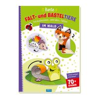 Buch Cover Trötsch Bastelbuch Bunte Falt- und Basteltiere - Im Wald