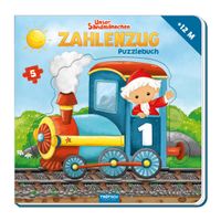 Buch Cover Trötsch Unser Sandmännchen Puzzlebuch Zahlenzug Puzzlebuch