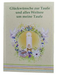 Buch Cover Gästebuch zur Taufe für Erinnerungen an "Meine Taufe"