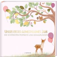 Buch Cover Babyalbum - UNSER ERSTES GEMEINSAMES JAHR (rosé)