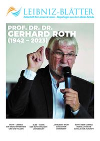 Buch Cover In Memoriam Prof. Dr. Dr. Gerhard Roth