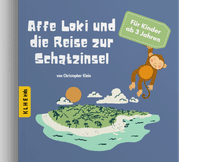 Buch Cover Affe Loki und die Reise zur Schatzinsel
